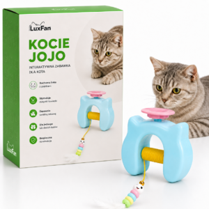 Kocie Jojo - automatyczna zabawka dla kota imitująca wędkę